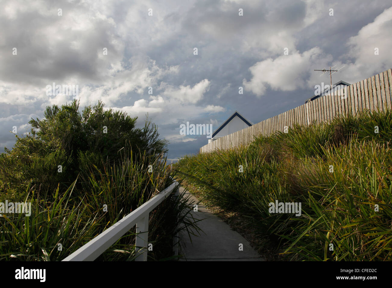 Faro in Myall Lakes National Park nel Nuovo Galles del Sud, Australia Foto Stock