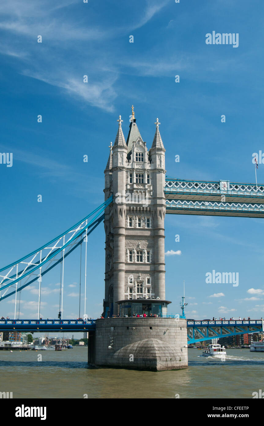 Il Tower Bridge di Londra. Foto Stock