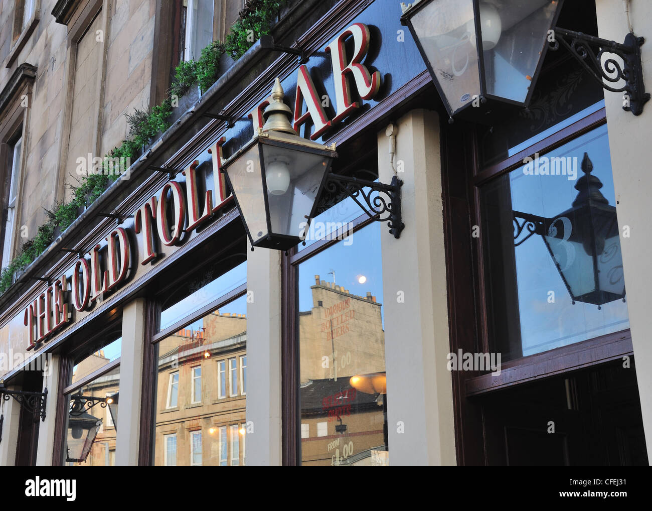 Il vecchio Toll Bar a Glasgow, Scozia Foto Stock