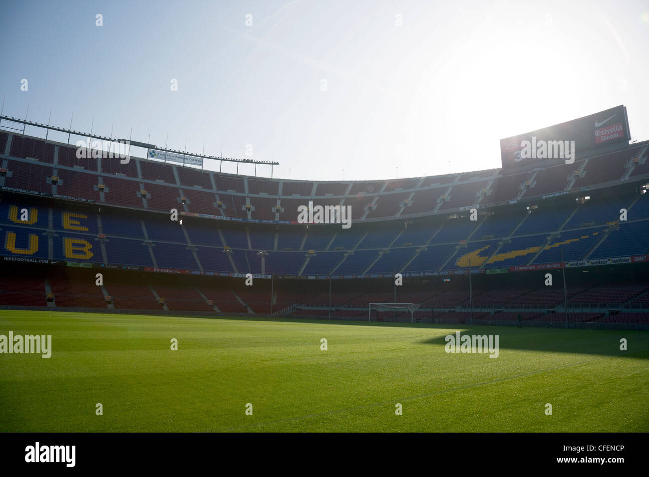 CAMP NOU FC BARCELONA FOOTBALL STADIUM BARCELONAFC FCBARCELONA SPAGNA Foto Stock