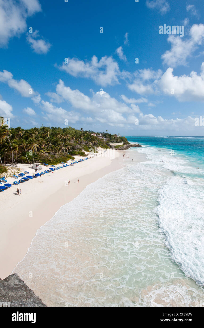 Spiaggia di gru a carroponte Beach Resort, Barbados, isole Windward, West Indies, dei Caraibi e America centrale Foto Stock