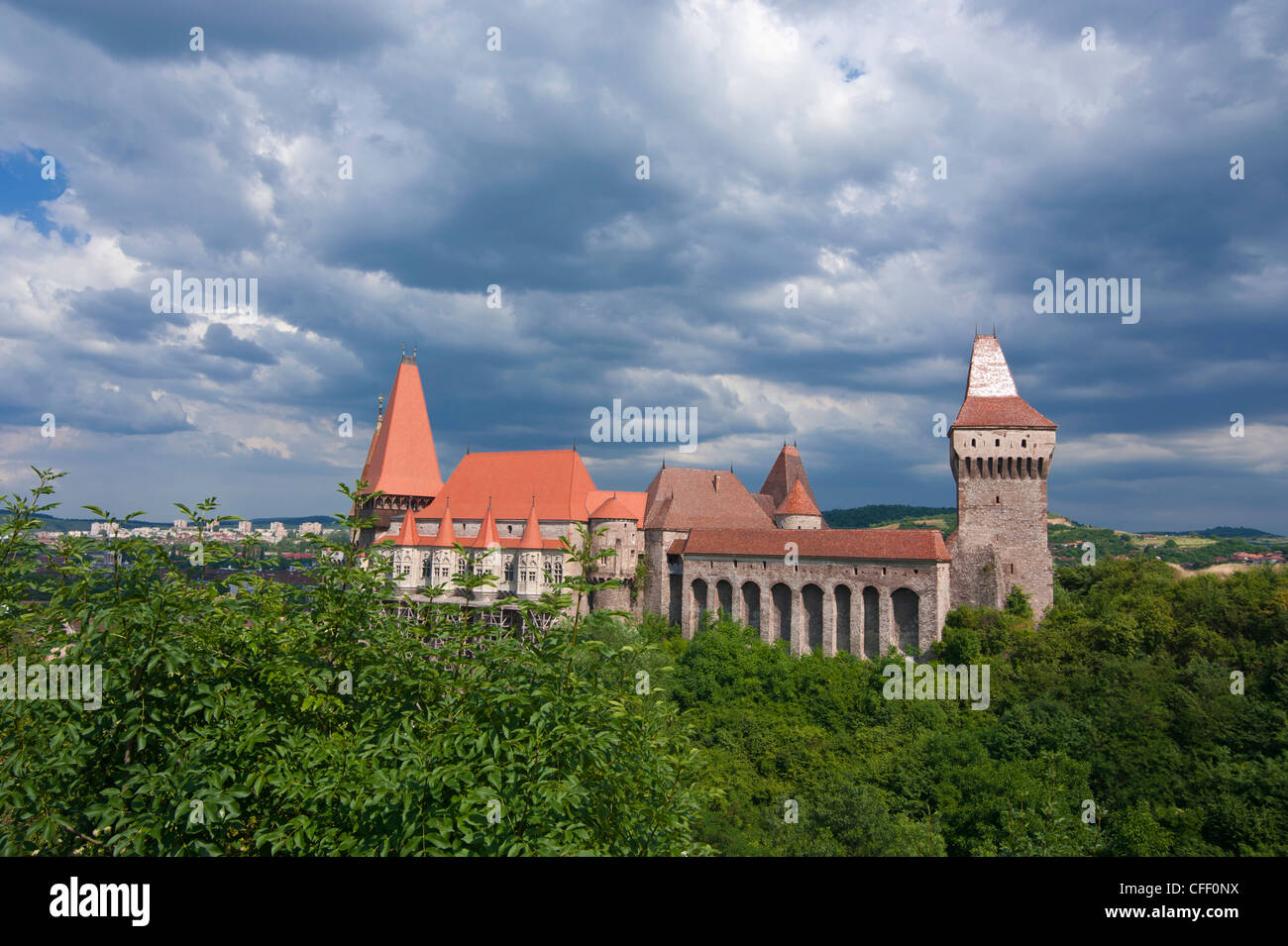 Castello Hunedoara, Romania, Europa Foto Stock