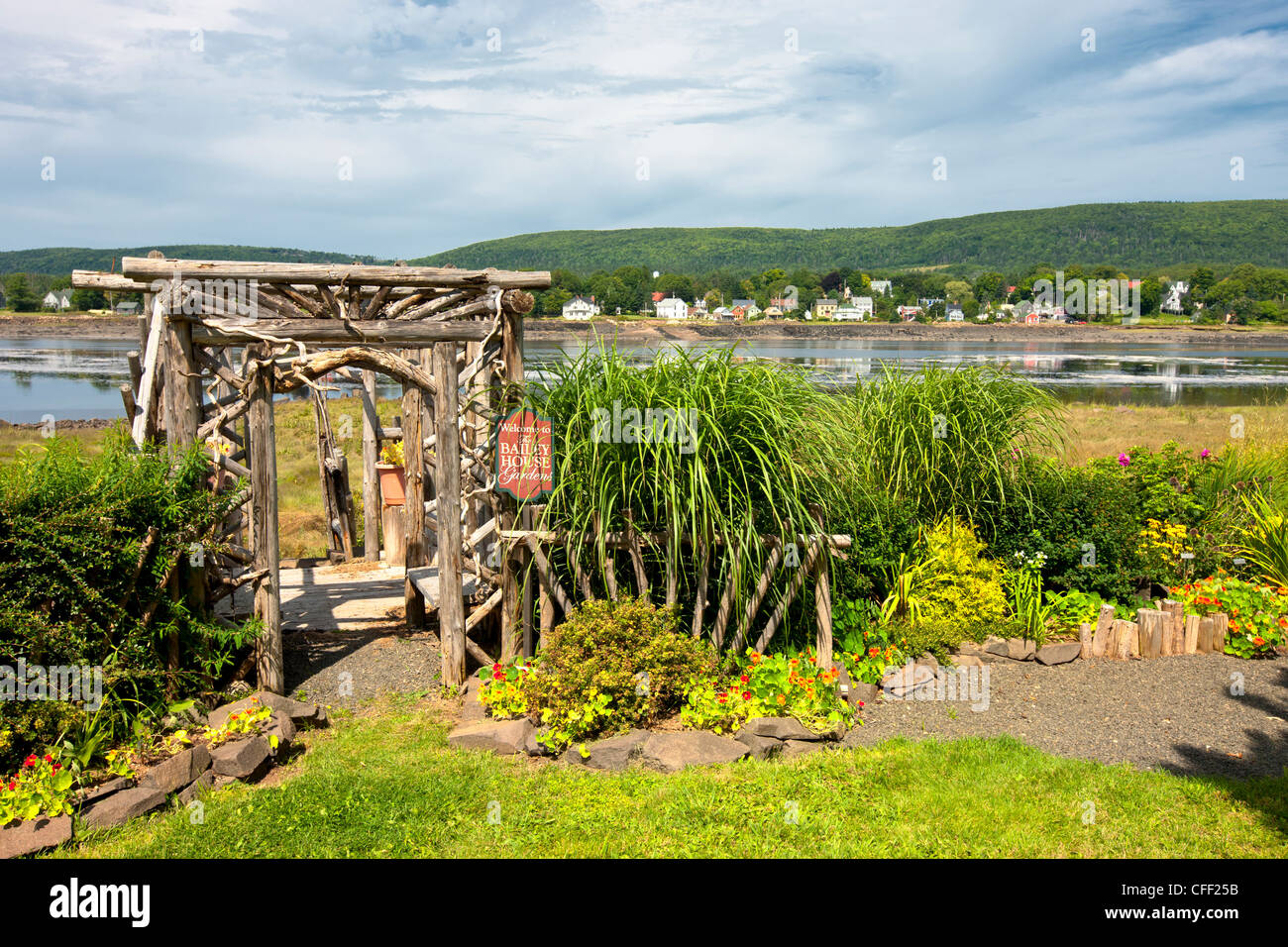 Annapolis Royal, Baia di Fundy, Nova Scotia, Canada Foto Stock