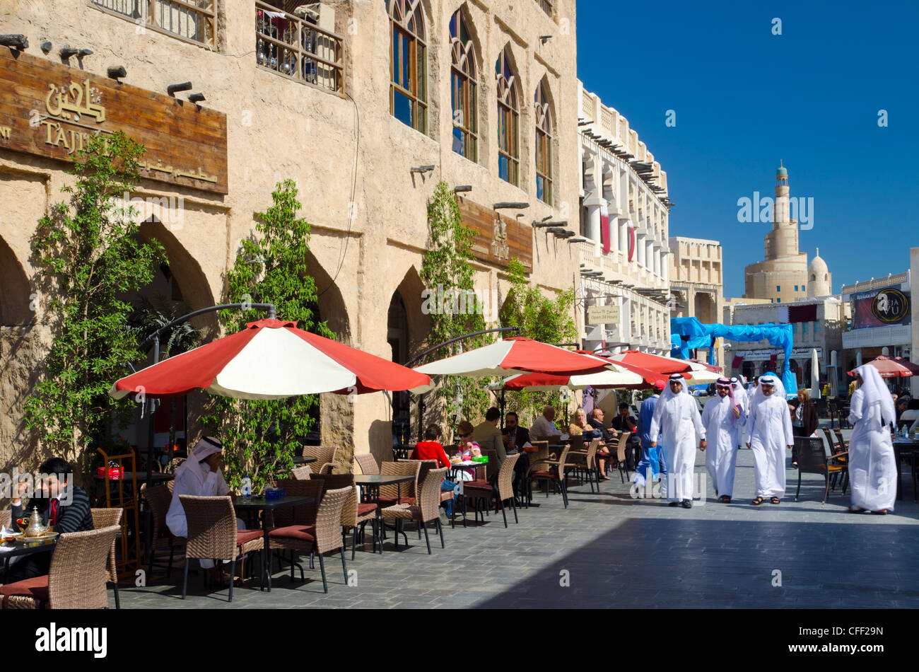 Souq Waqif, Doha, Qatar, Medio Oriente Foto Stock