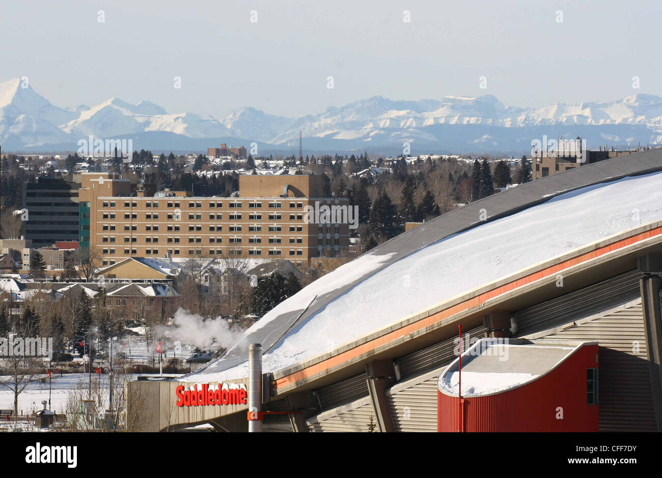 Città di Calgary, Alberta, Canada. olio capitale del Canada Foto Stock