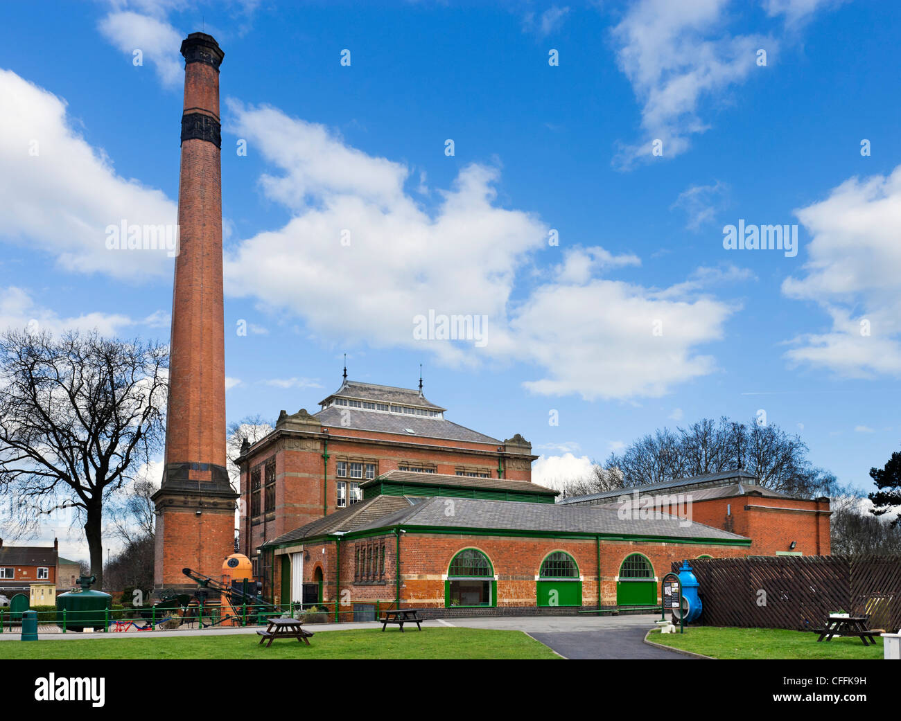 Abbey Pumping Station museum, Leicester, Leicestershire, England, Regno Unito Foto Stock