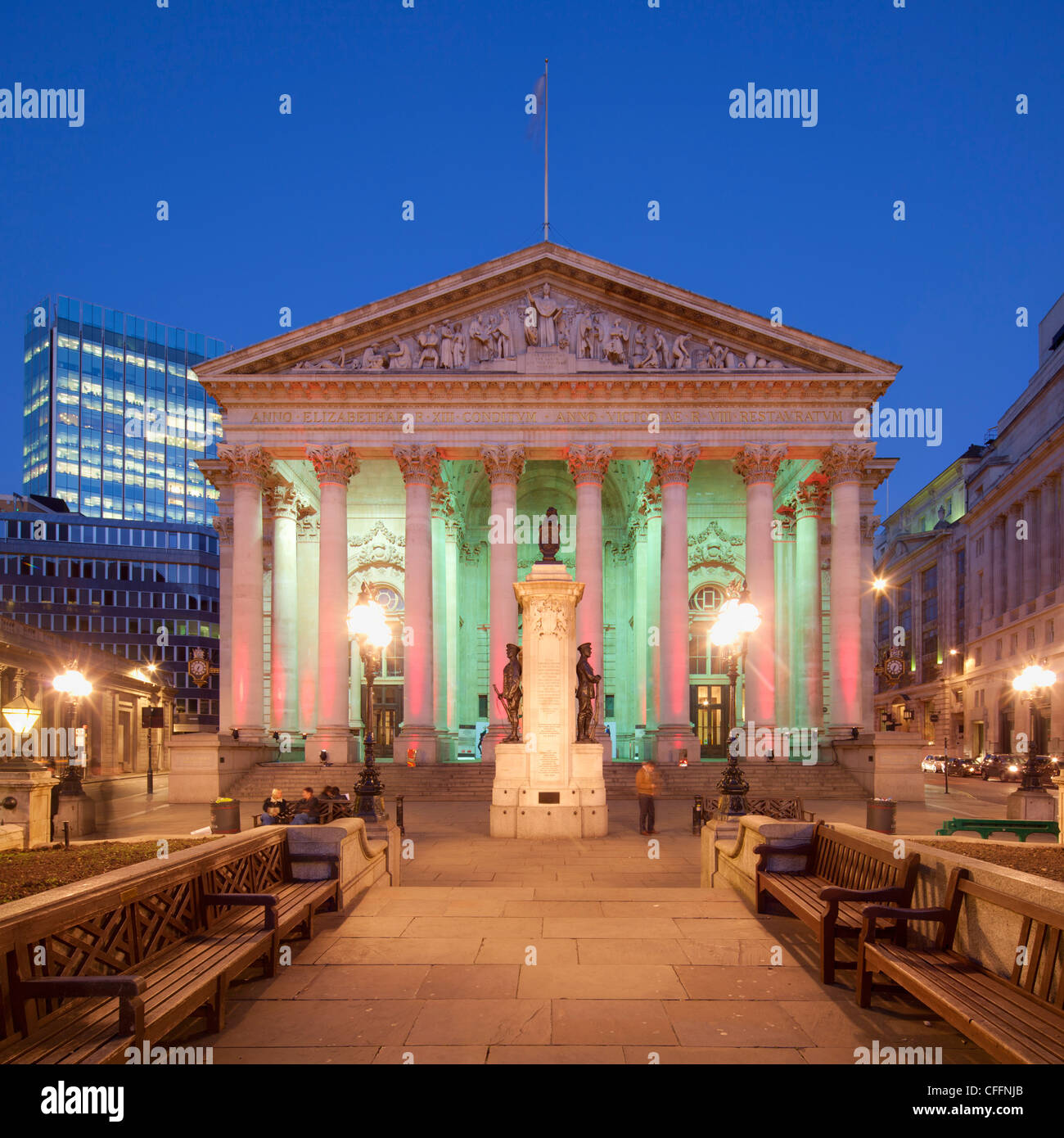 Royal Exchange, Londra Foto Stock