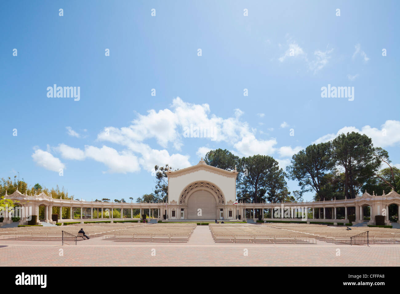 Spreckels Organ Pavilion, San Diego Foto Stock