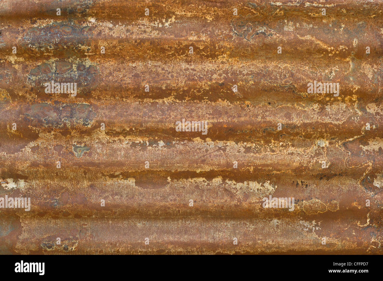 Il vecchio sfondo di zinco Foto Stock
