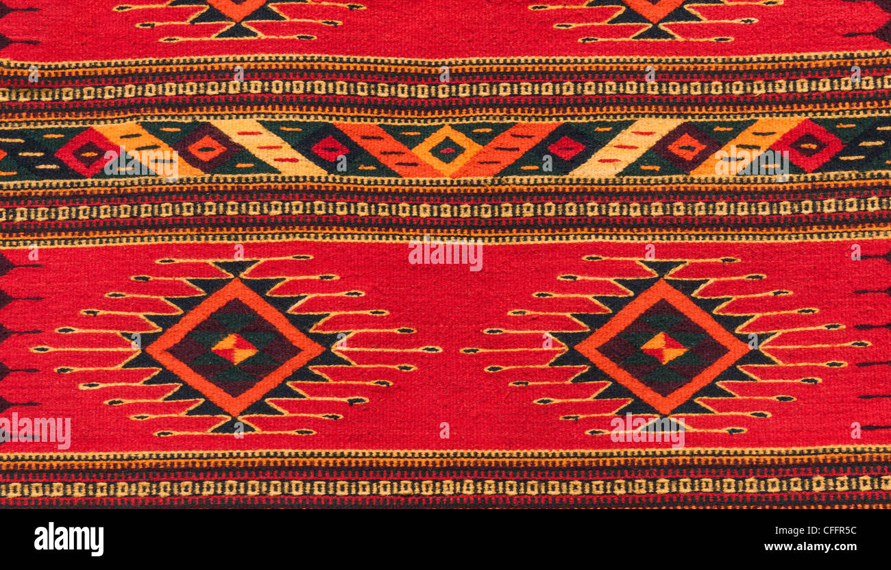 Nativo di tappeto indiano Foto Stock