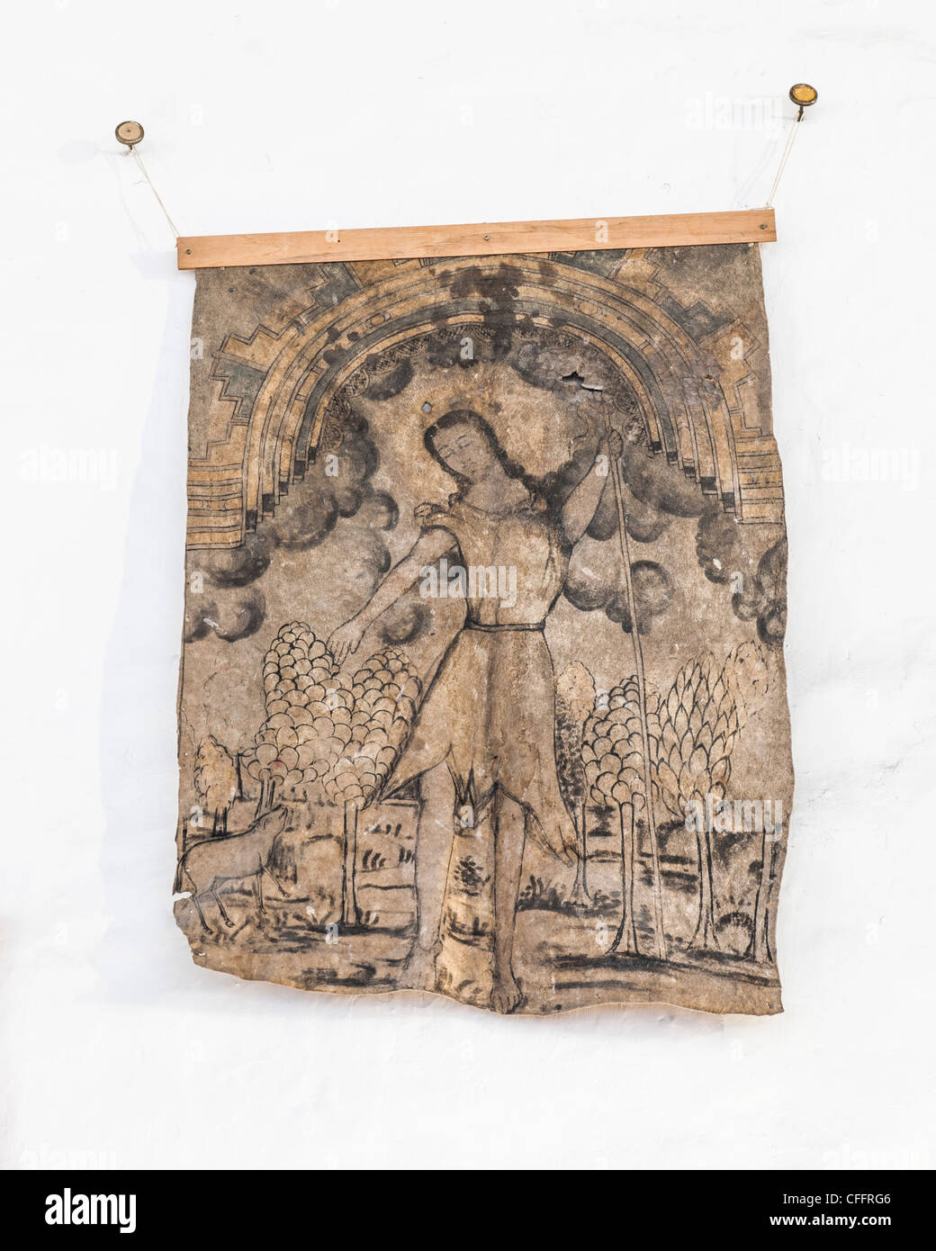 San Miguel cappella missione, Santa Fe Foto Stock