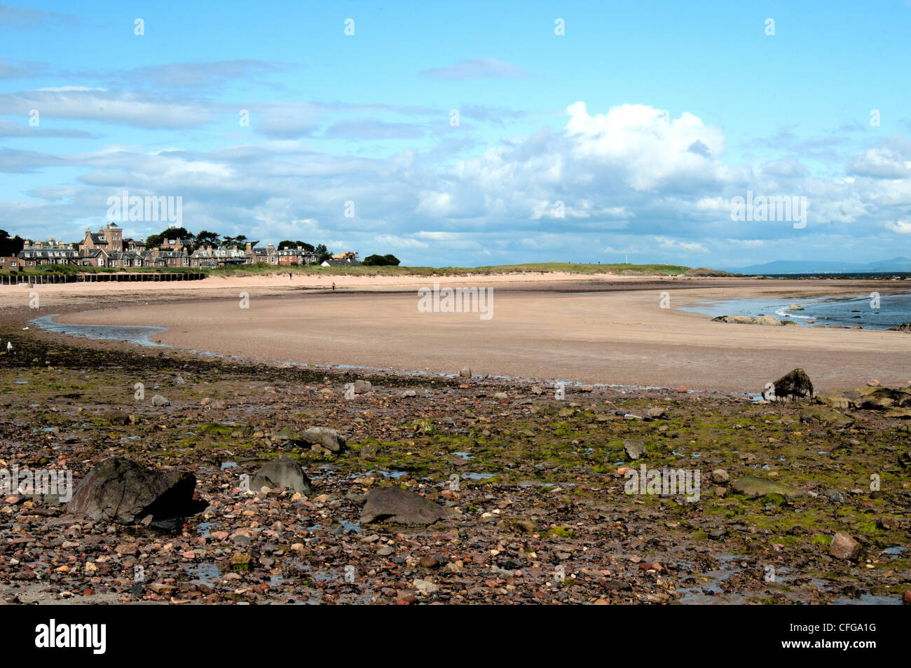 Scozia East lothian North Berwick beach Foto Stock