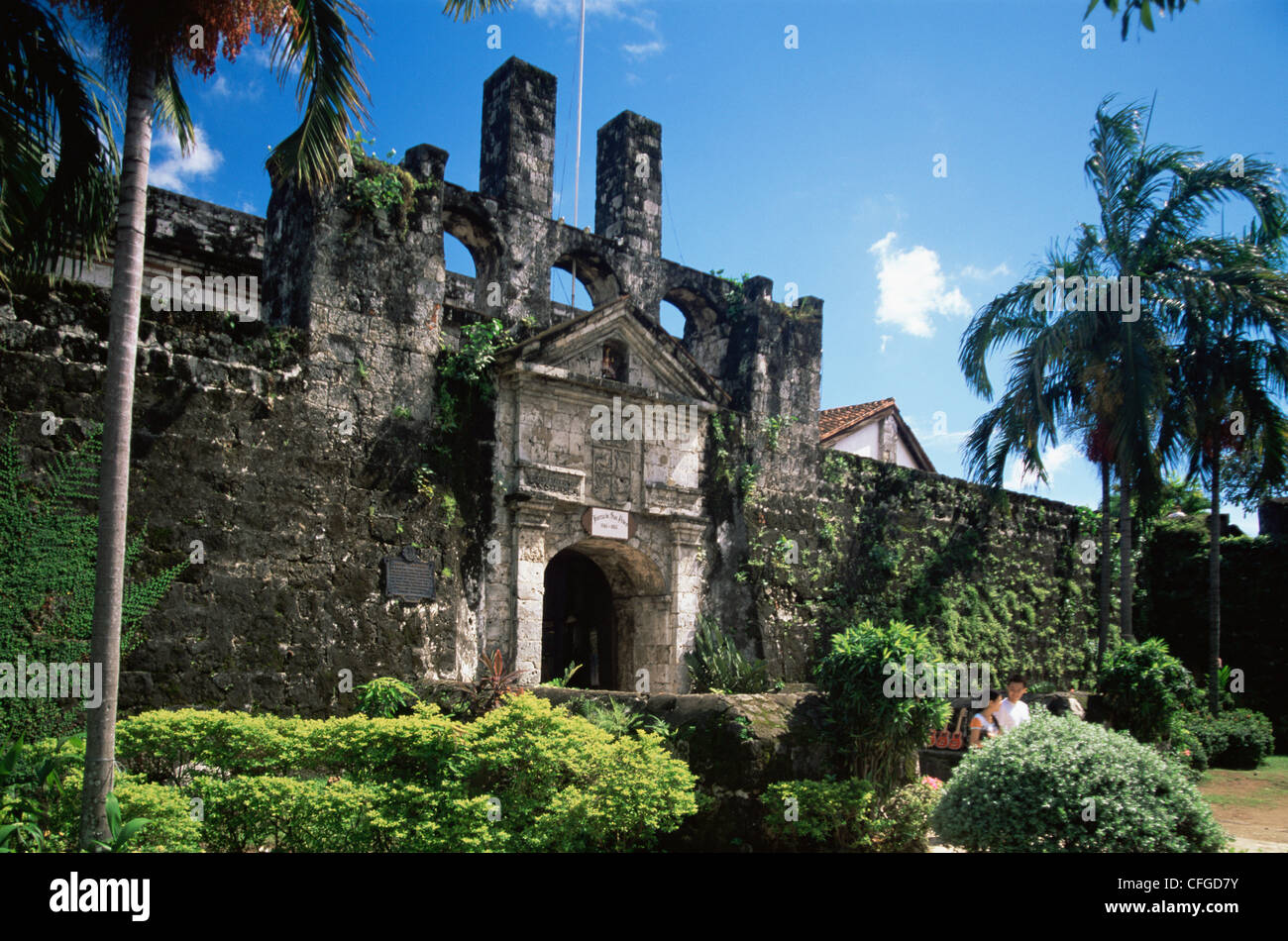 Filippine, Cebu Cebu City, Fort San Pedro Foto Stock