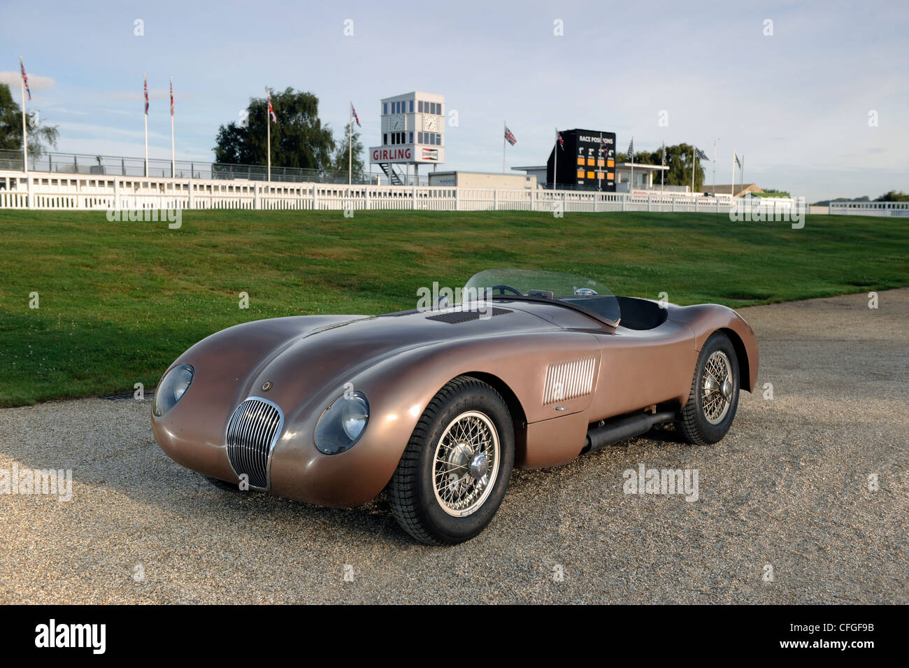 1956 Jaguar tipo C Foto Stock