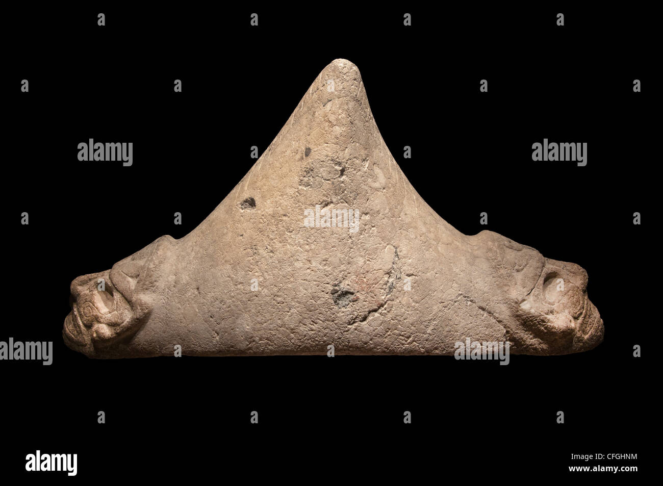 Il Taino scultura 13 - 15 Secolo Dominica West Indies - Ile de la Dominique Petites Antilles Foto Stock