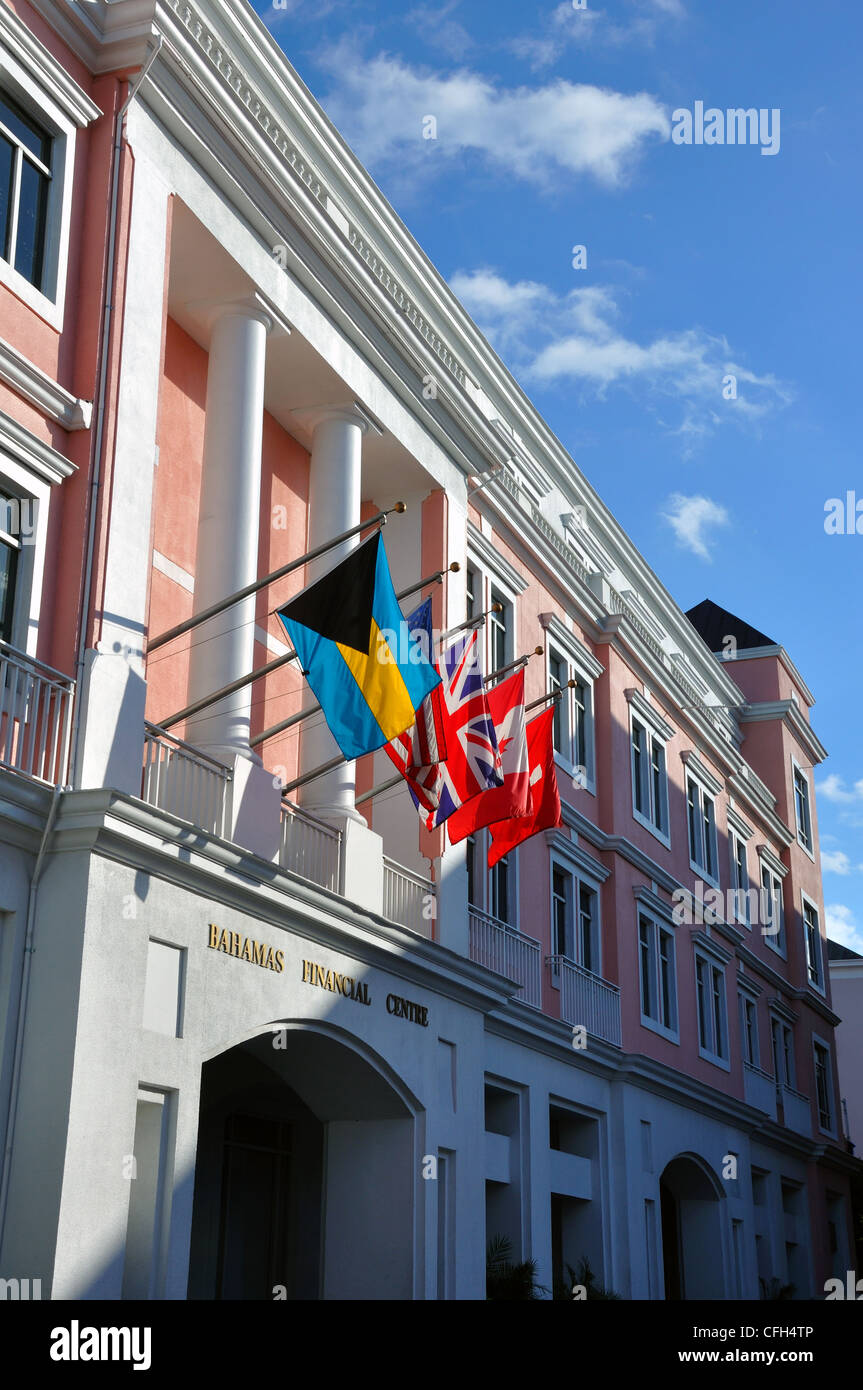 Centro finanziario, a Nassau, Bahamas Foto Stock