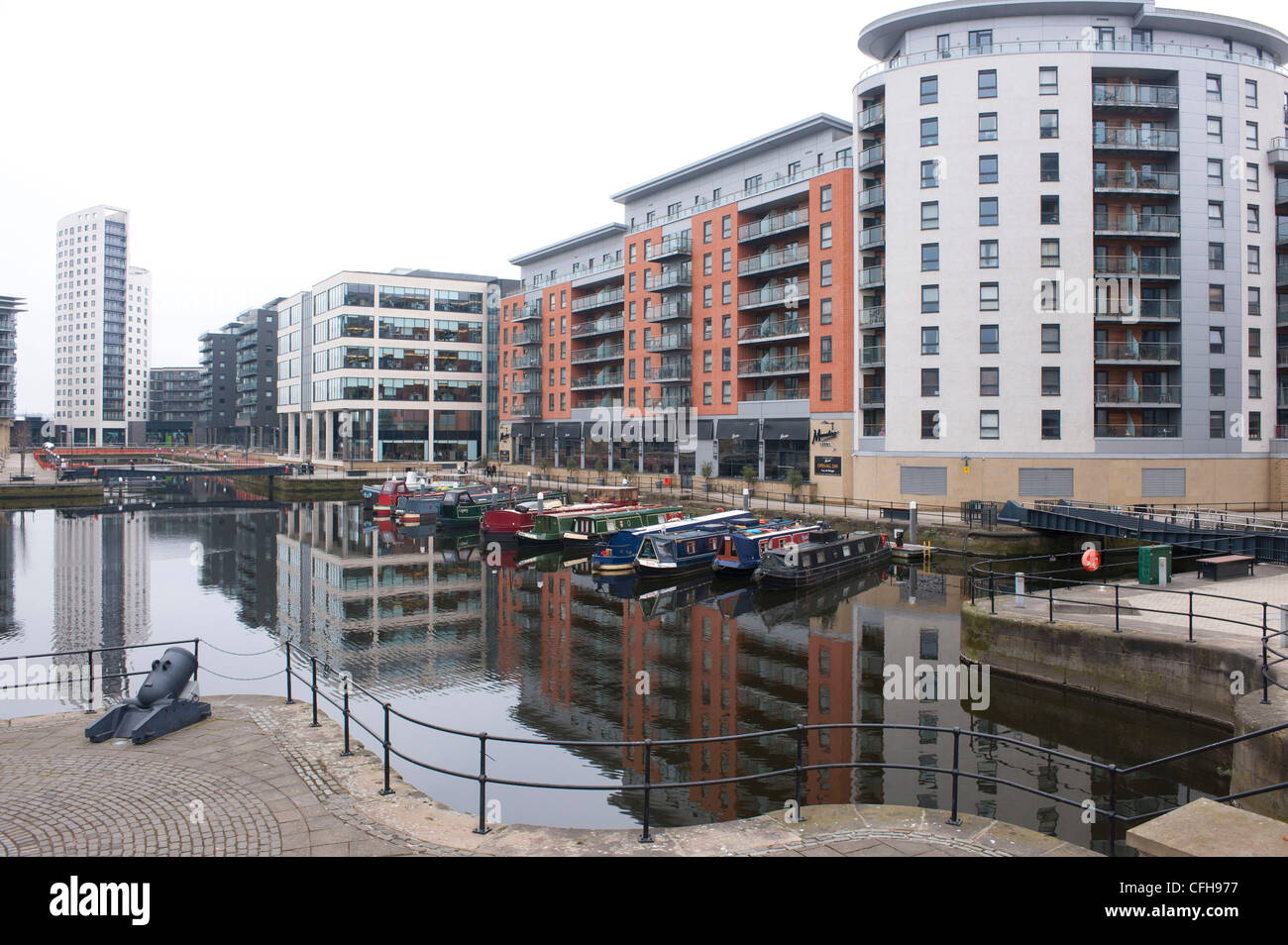 Clarence dock, Leeds Foto Stock
