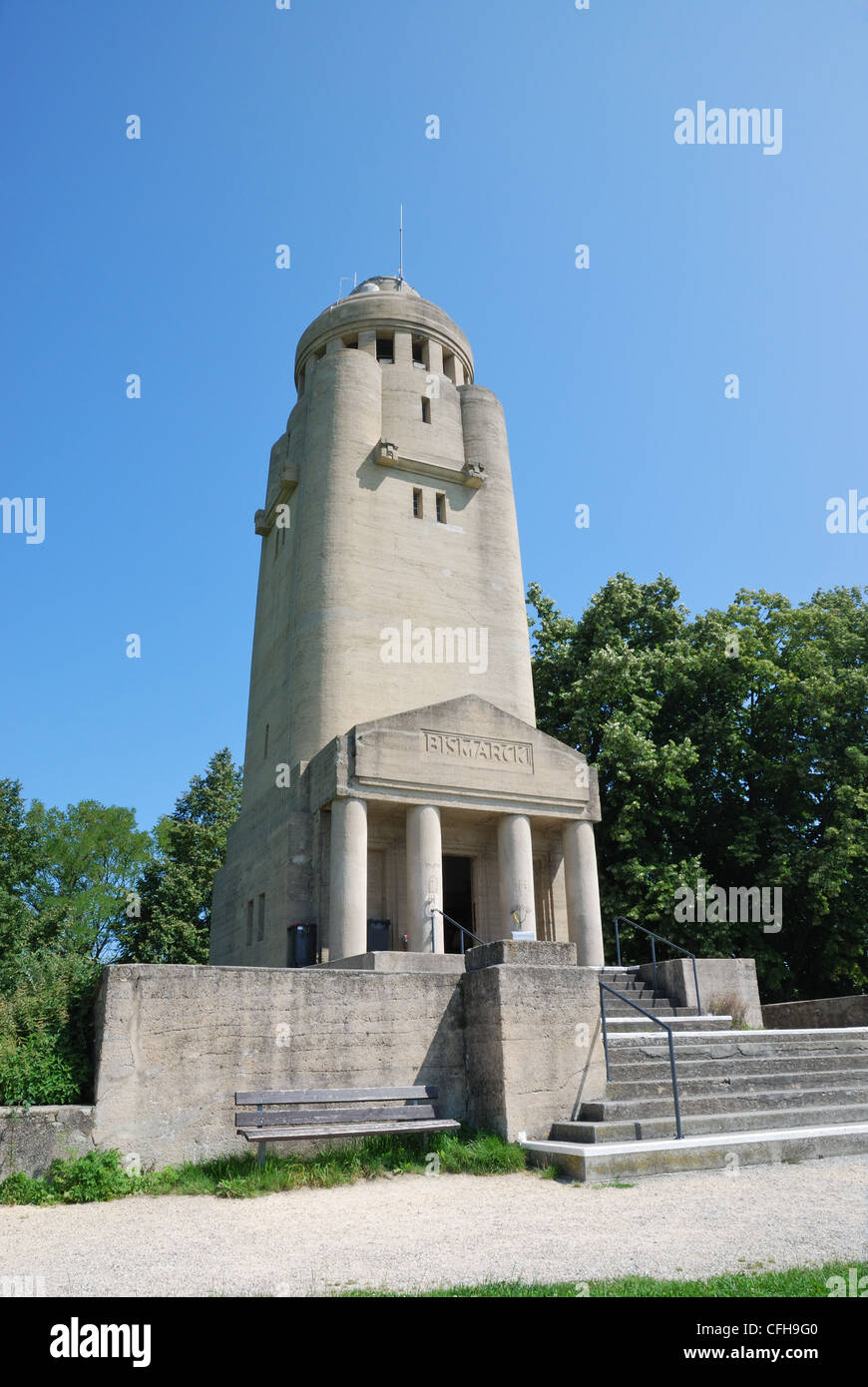 Torre Bismarck a Konstanz. Foto Stock