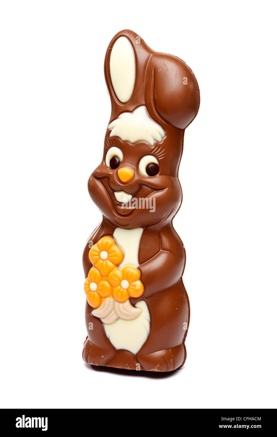 Cioccolato coniglietto di Pasqua Foto Stock