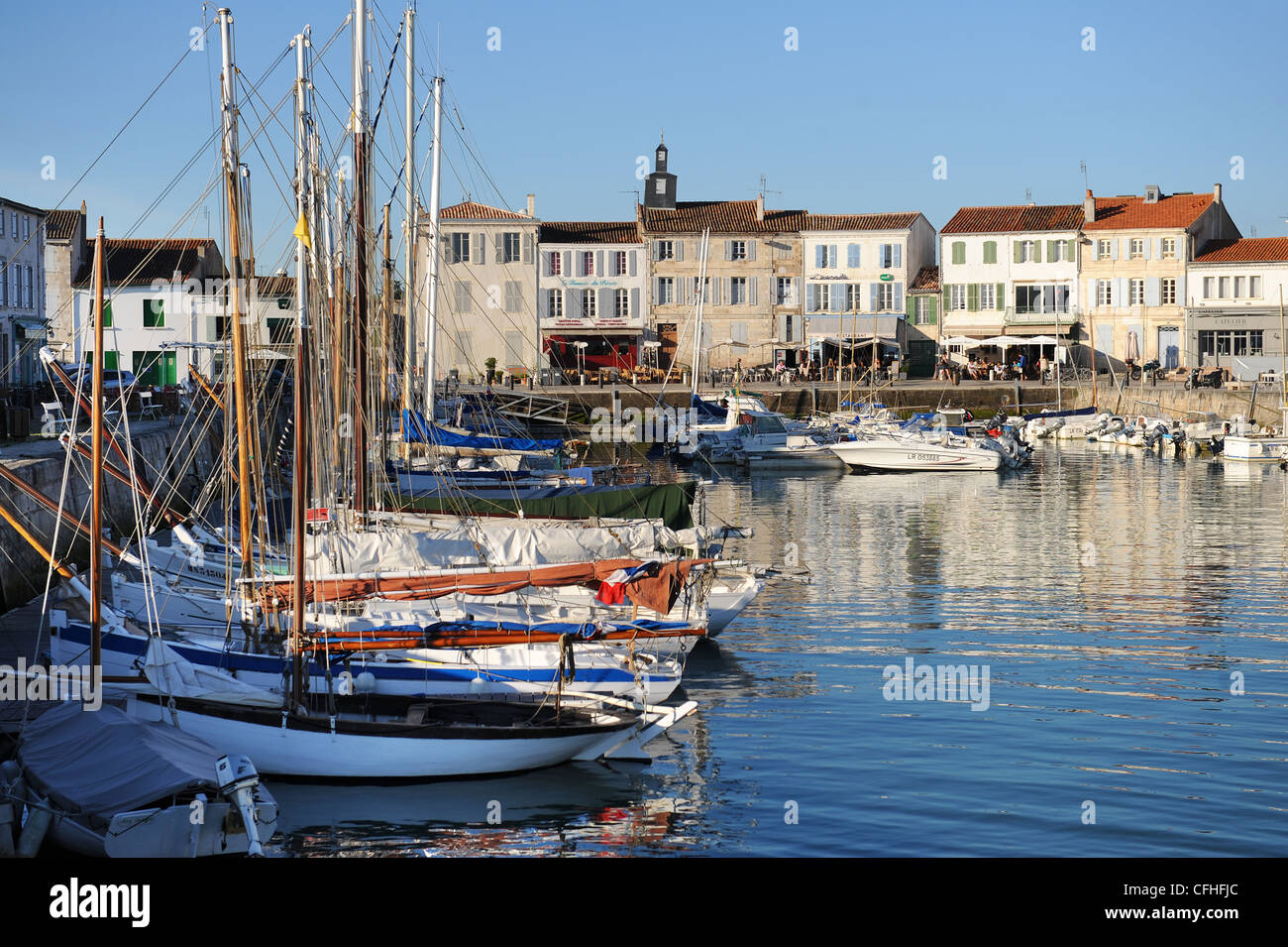 Destinazione turistica isola di Ré ('Ile de Ré") (17): La Flotte en Ré Foto Stock