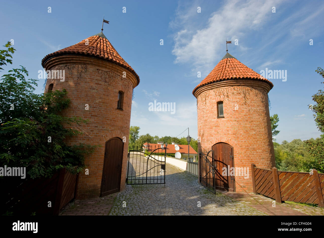 Pultusk - una città storica in Polonia centrale Foto Stock Pultusk - una città storica in Polonia centrale Foto Stock