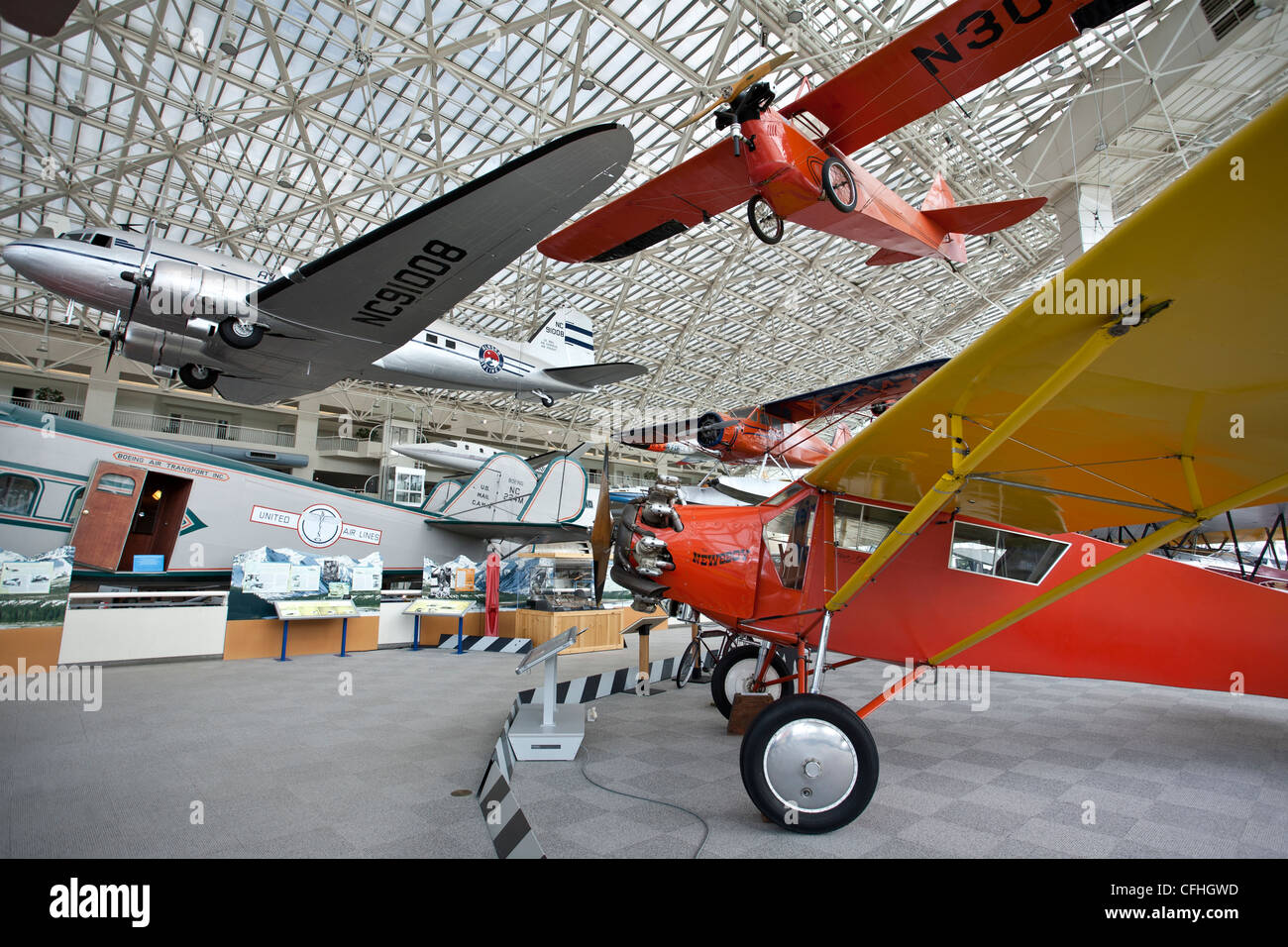 Il Museo del Volo. Seattle. Stati Uniti d'America Foto Stock