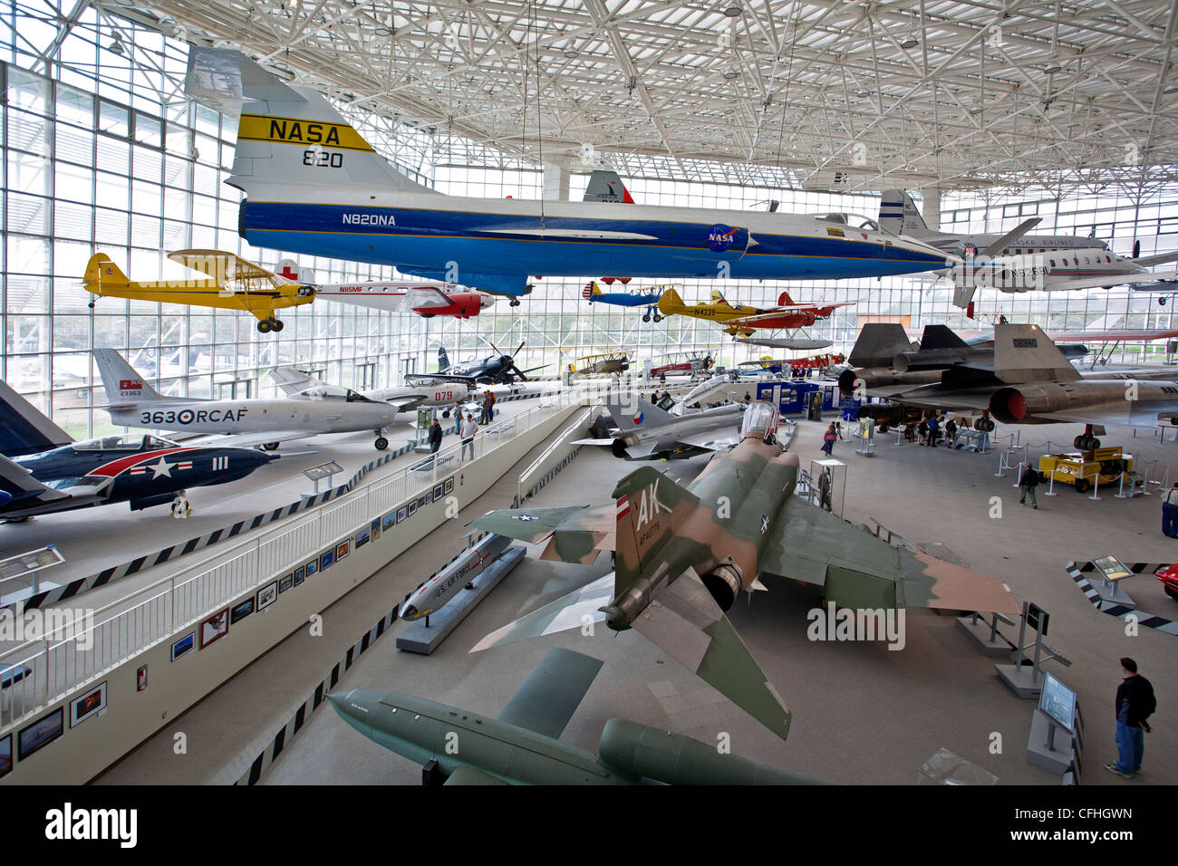 Il T.A. Wilson Grande Galleria. Il Museo del Volo. Seattle. Stati Uniti d'America Foto Stock