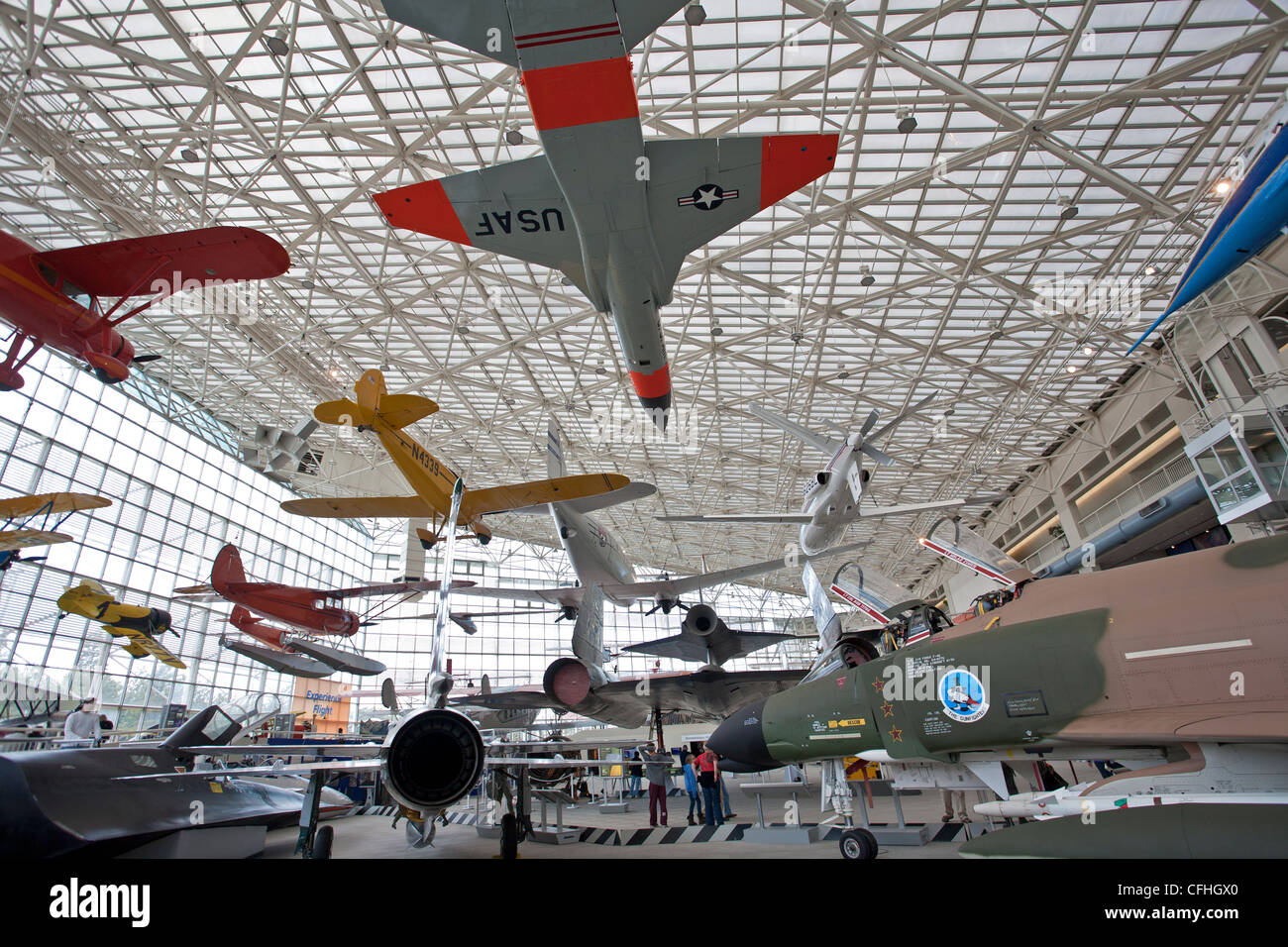 Il T.A. Wilson Grande Galleria. Il Museo del Volo. Seattle. Stati Uniti d'America Foto Stock