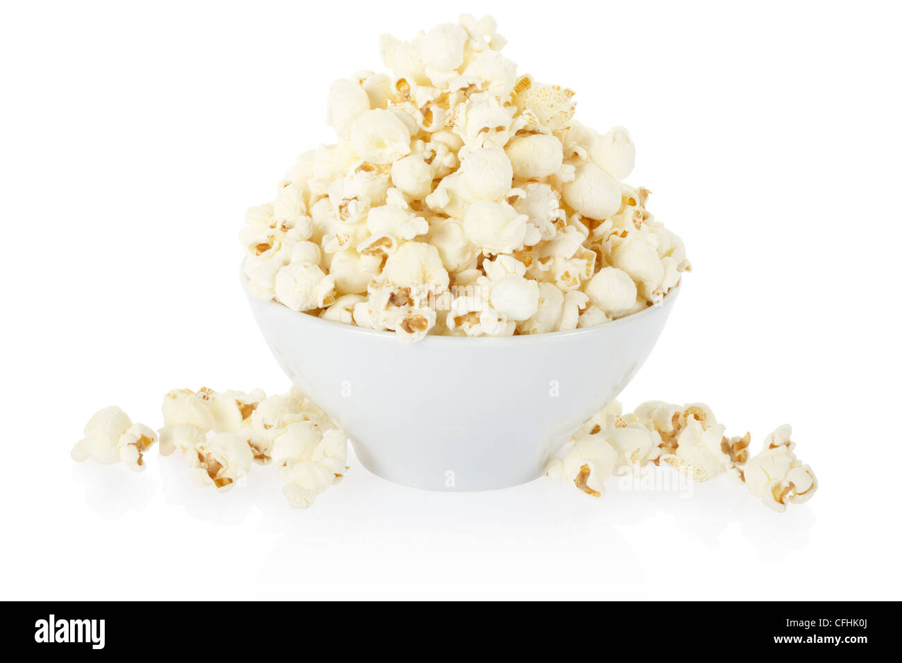 Ciotola del popcorn Foto Stock