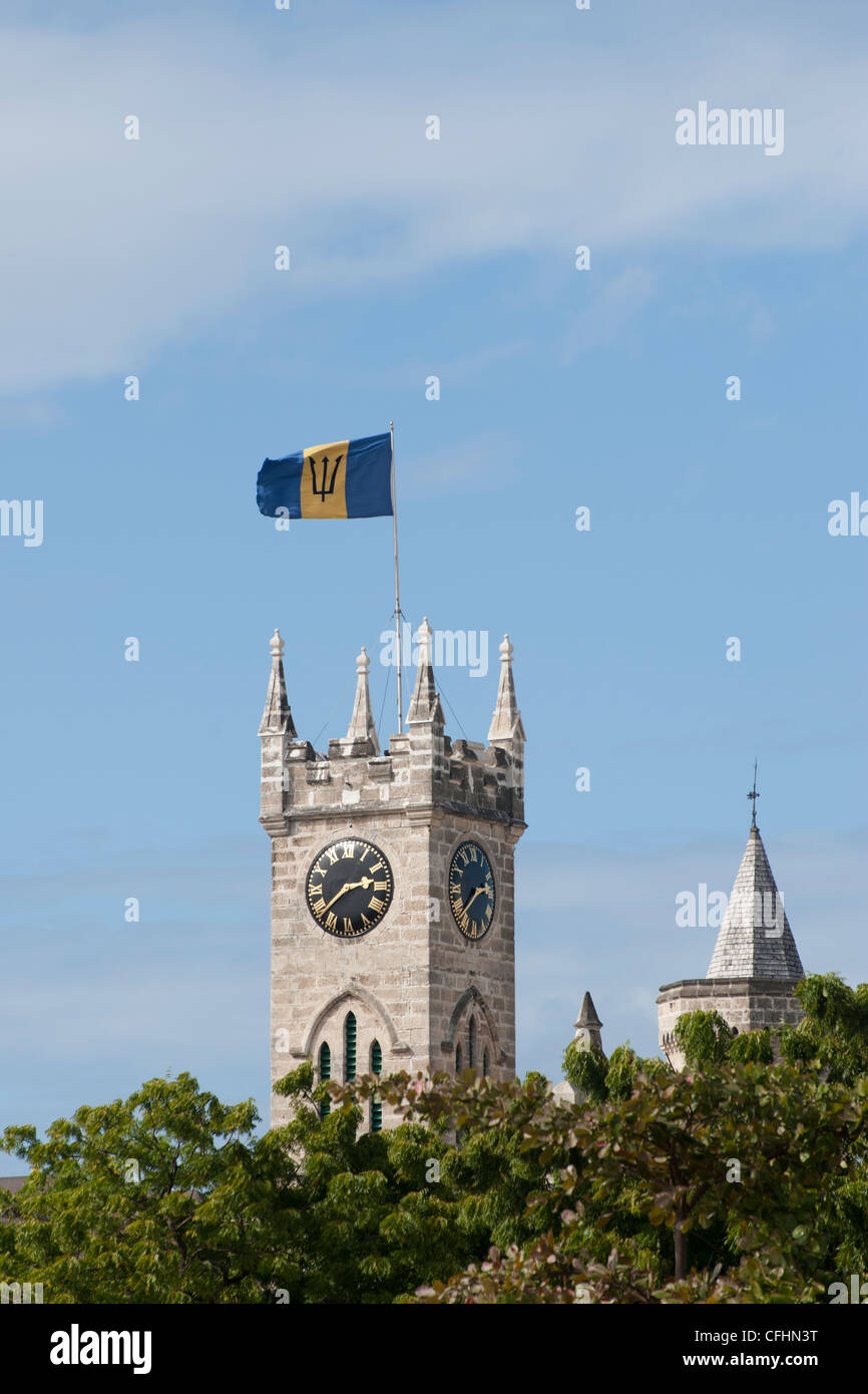 Gli edifici del Parlamento a Bridgetown, Barbados, Caraibi Foto Stock