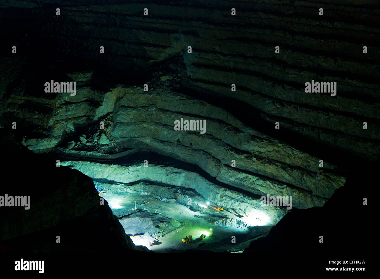 Australia Gold Mine Kalgoorlie miniera a cielo aperto Super Pit Foto Stock