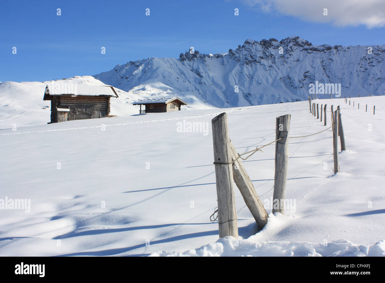 Alpe di Siusi / Alpe di Siusi Alto Adige - Italia Foto Stock