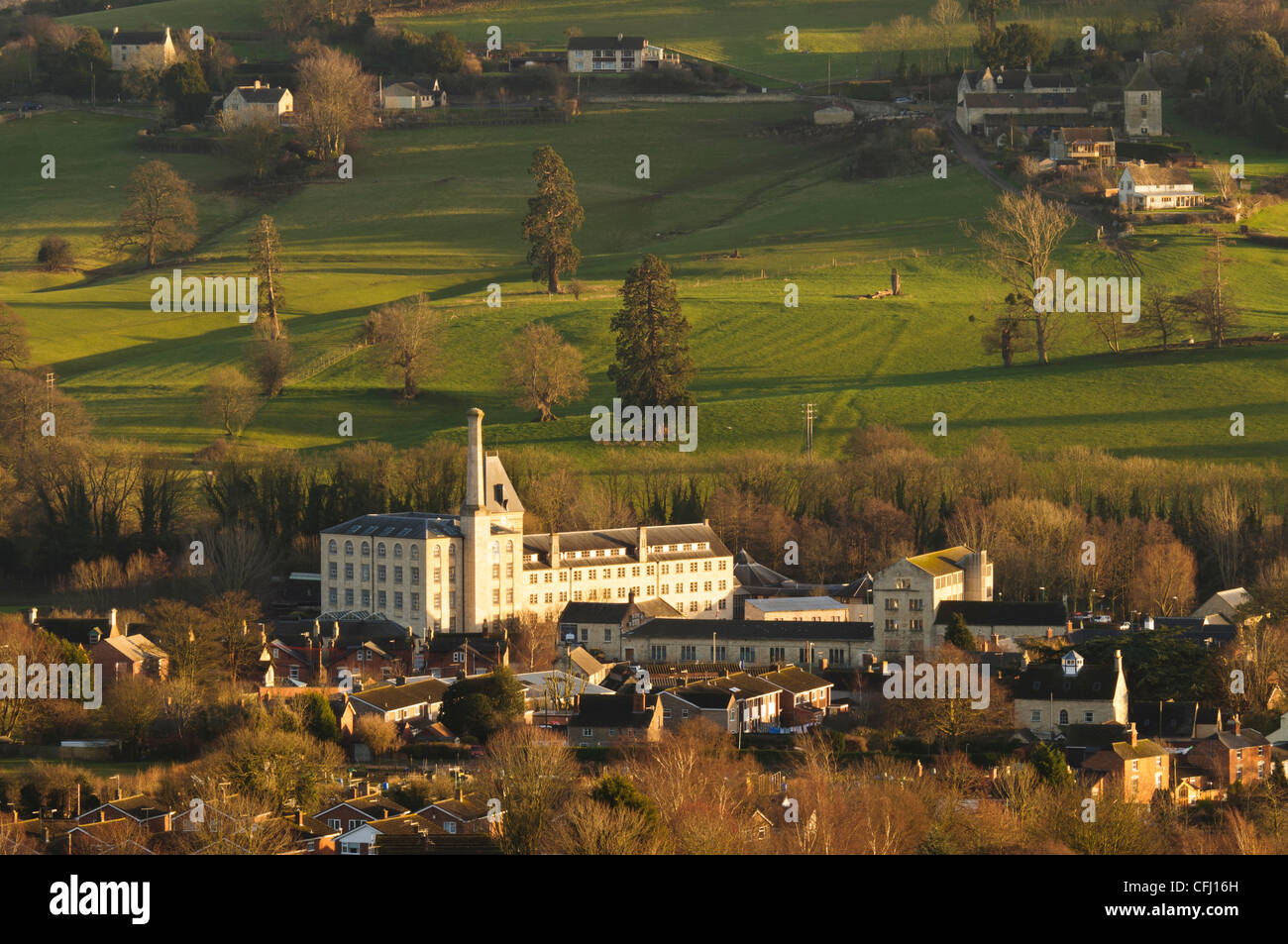 Ebley mulino e la sua area circostante, Stroud, Gloucestershire, Cotswolds, REGNO UNITO Foto Stock