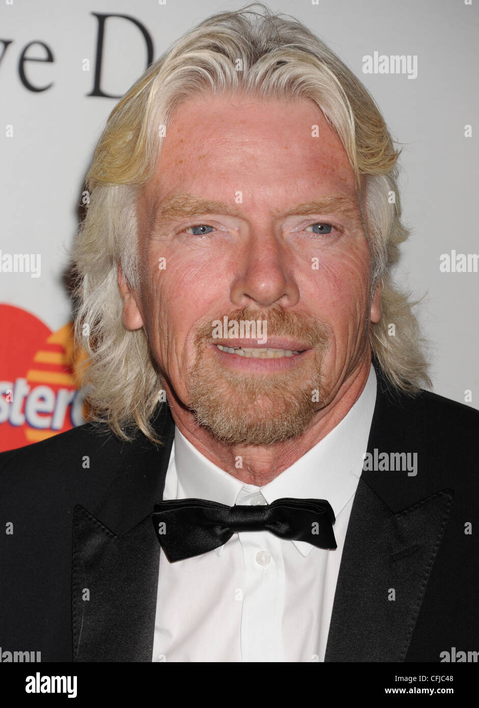 SIR Richard Branson imprenditore del Regno Unito nel mese di febbraio 2012. Foto di Jeffrey Mayer Foto Stock