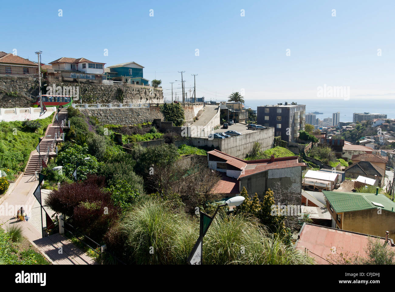 Valparaíso, Cile Foto Stock