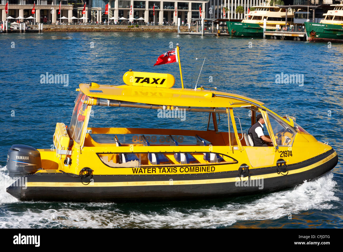 Sydney Water Taxi, Australia Foto Stock