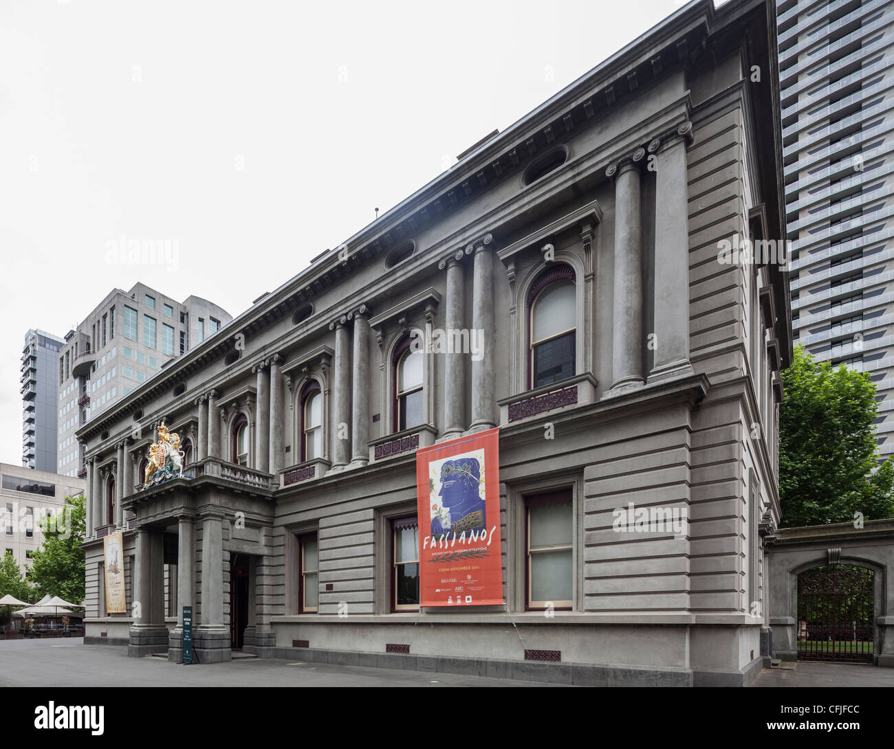 Facciata, ex Royal Mint, Melbourne, Australia Foto Stock