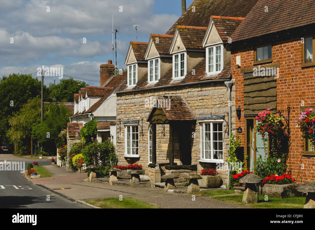 Villaggio di Bidford on Avon, Warwickshire, Inghilterra, Regno Unito, Europa Foto Stock