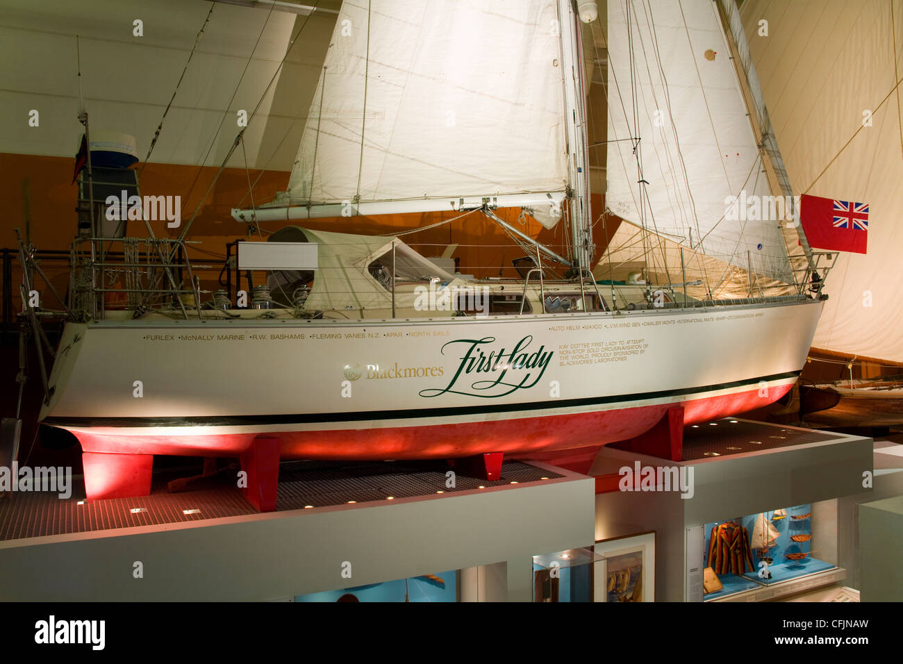 Museo Marittimo Nazionale, Darling Harbour, il quartiere centrale degli affari di Sydney, Nuovo Galles del Sud, Australia Pacific Foto Stock