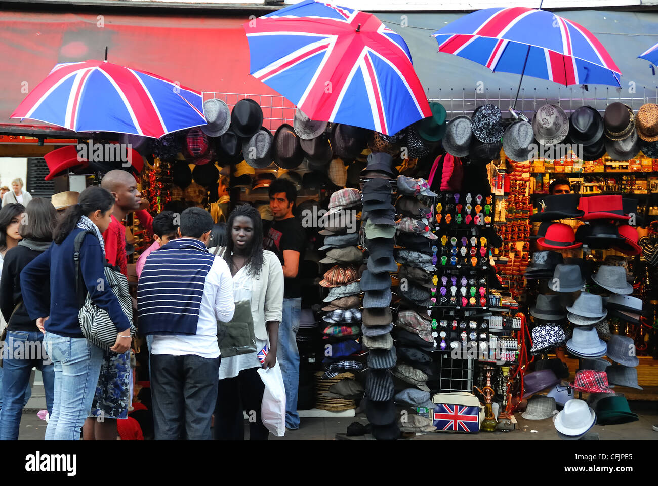 Londra : Camden Town. La cittadina di Camden è il cuore della cultura punk a Londra. Foto Stock