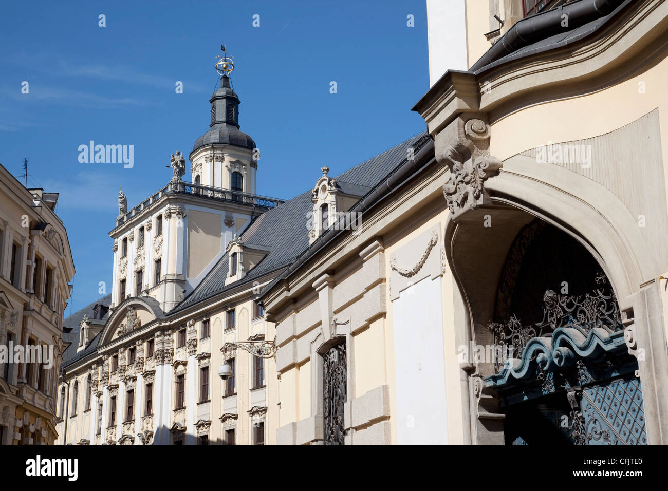 Università, Città Vecchia, Wroclaw, Slesia, Polonia, Europa Foto Stock
