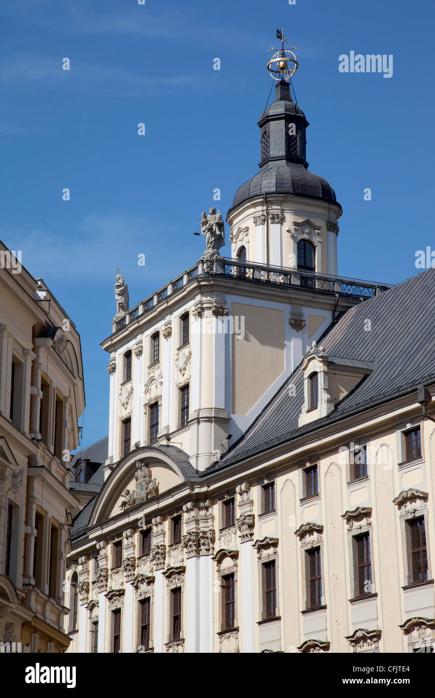 Università, Città Vecchia, Wroclaw, Slesia, Polonia, Europa Foto Stock