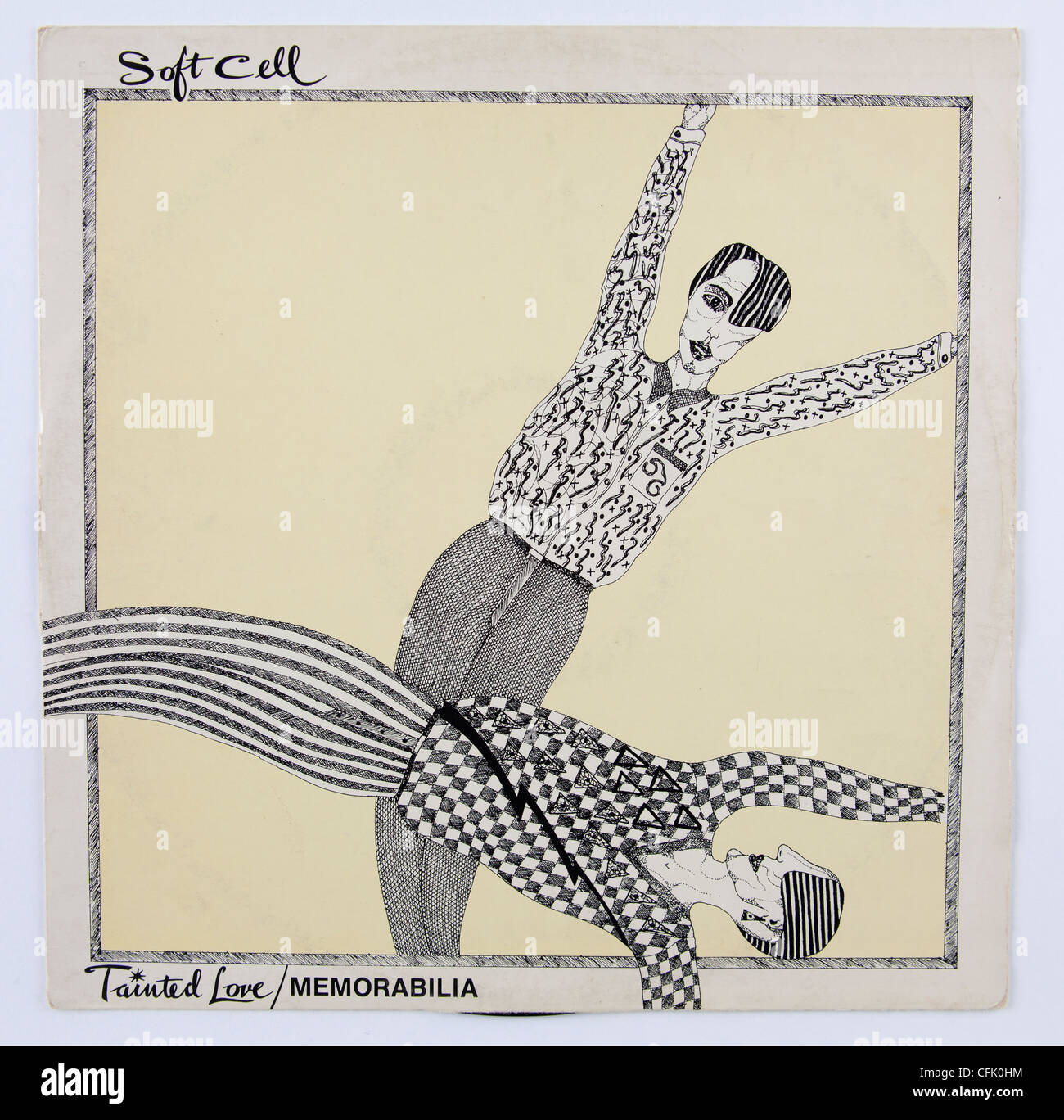 Soft Cell, contaminato amore coperchio record Foto Stock