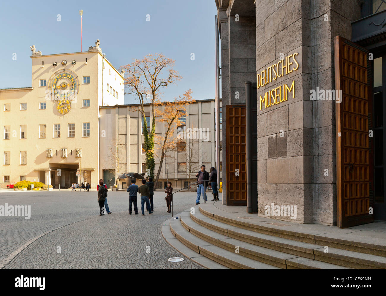 Ingresso del 'Deutsches Museum', Monaco di Baviera, Germania, Europa Foto Stock