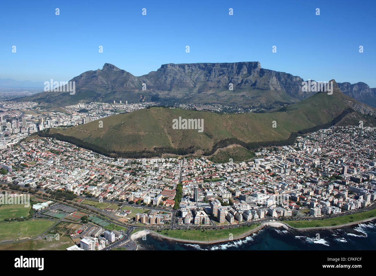 Cape town fotografia aerea Foto Stock