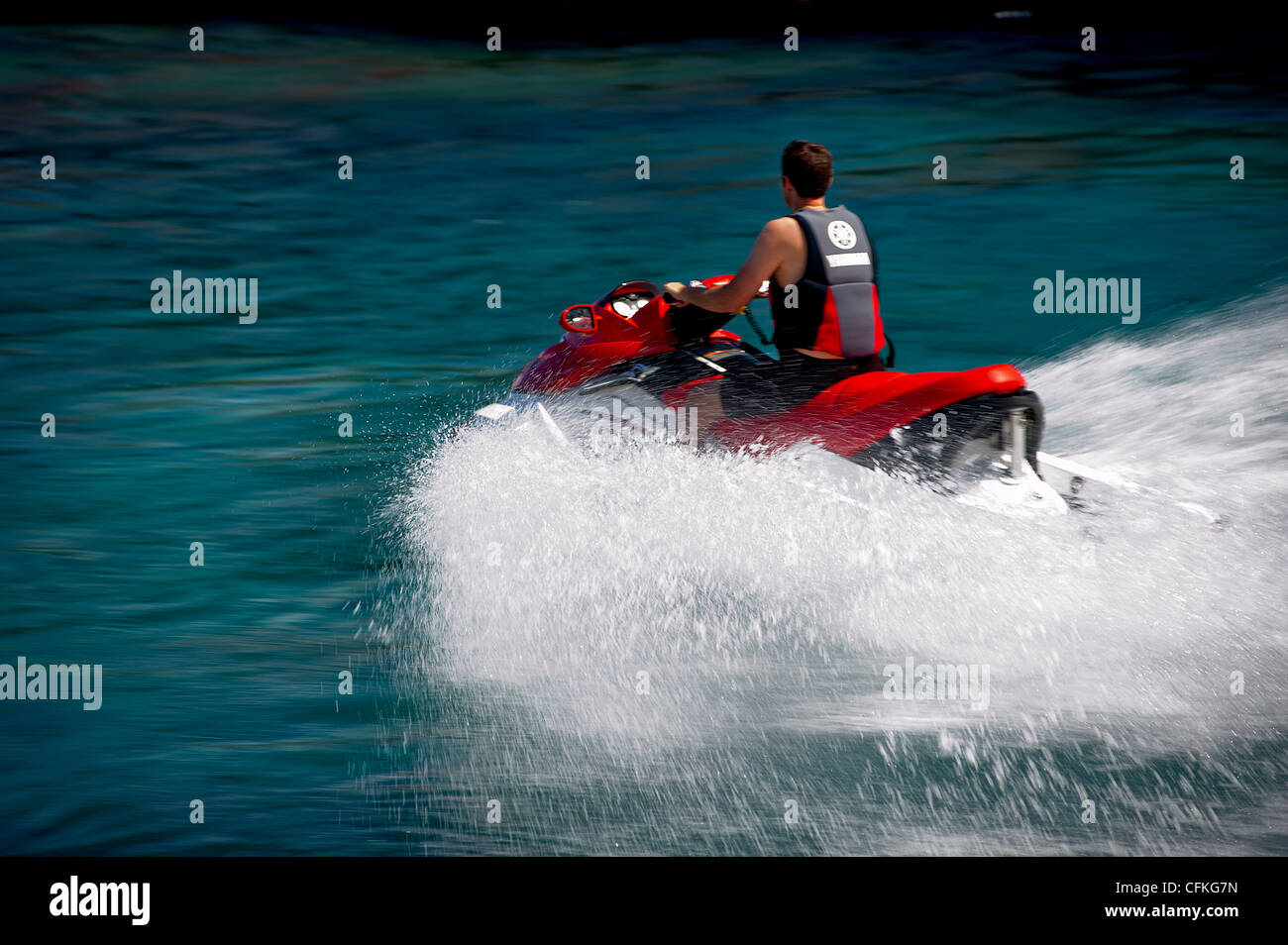 moto d'acqua personale Foto Stock