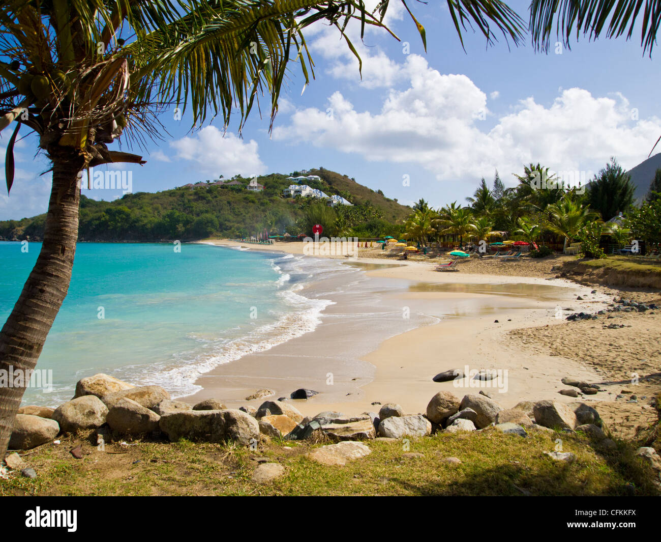 Friar's Bay su San Martin o San Maarten nei Caraibi Foto Stock