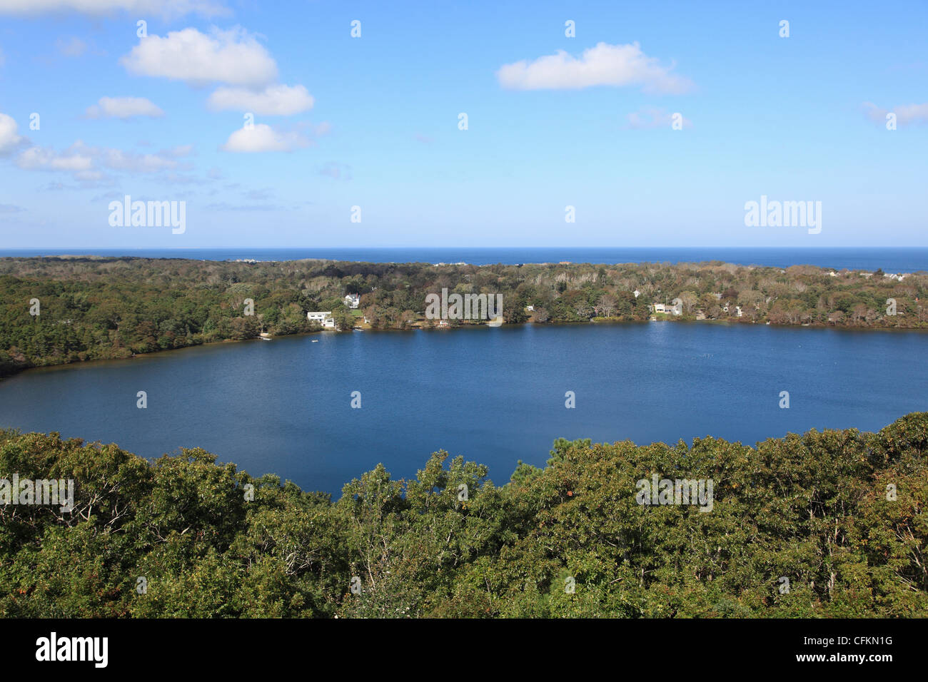 Scargo lago, la baia di Cape Cod, Dennis, Cape Cod, Massachusetts, New England, STATI UNITI D'AMERICA Foto Stock Scargo lago, la baia di Cape Cod, Dennis, Cape Cod, Massachusetts, New England, STATI UNITI D'AMERICA Foto Stock