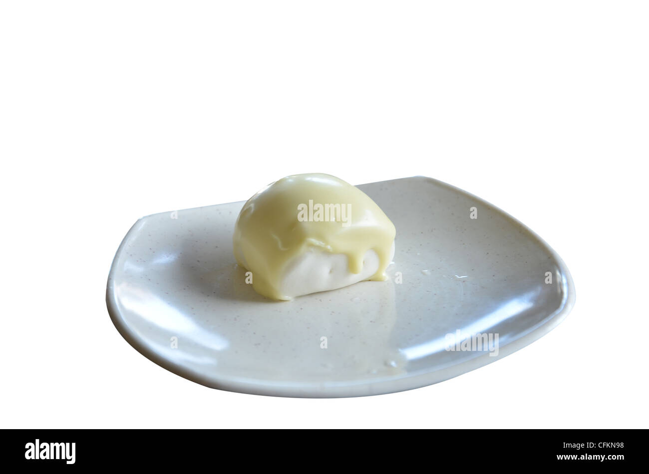 Cinese formaggio cotto a vapore su mini panini , dim sum Foto Stock