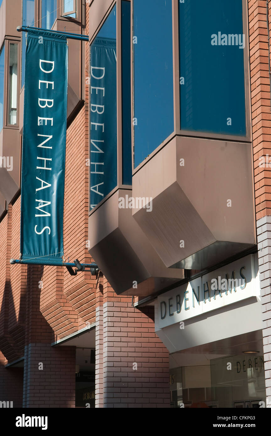 Negozio Debenhams in Ipswich, Suffolk, Regno Unito. Foto Stock